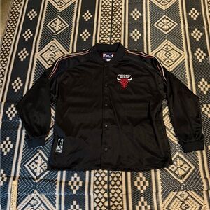 NBA Chicago Bulls warm-up jacket, pregame pro player vintage awesome XL